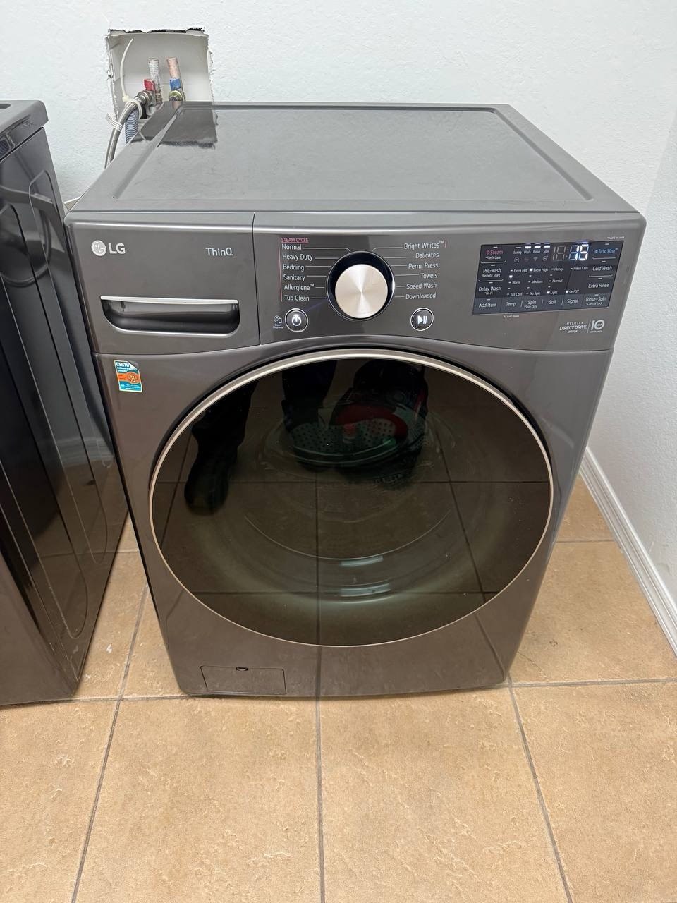 Dryer repair in progress in a Naples home