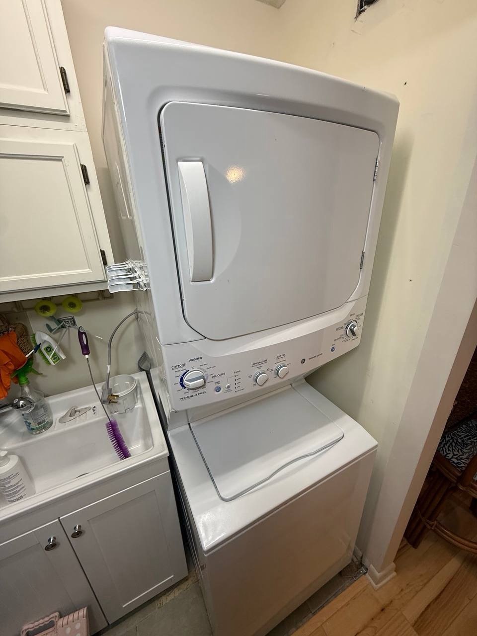 Dryer repair in progress in a Naples home